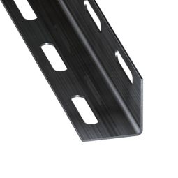 Ángulo perforado de acero 250 x 2,7 x 2,7 cm