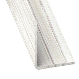 Ángulo de pvc blanquecino 260 x 2 x 2 cm