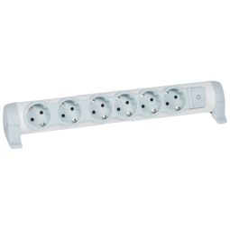 Base múltiple rotativa 6 tomas sin cable legrand