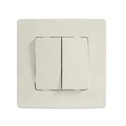 Doble conmutador niloe blanco monbloc