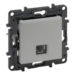 Toma RJ1 aluminio Niloe step
