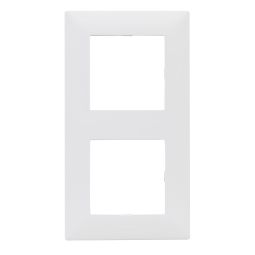 Marco 2 elementos blanco Legrand Niloe Step