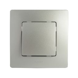 Pulsador plata monobloc niloe
