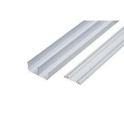 Kit guías correderas blanco 180 cm