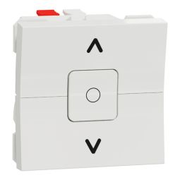 Interruptor persiana New Unica Blanco Polar Schneider