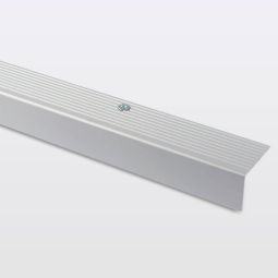 Perfil para escalón aluminio cromo mate 900 mm