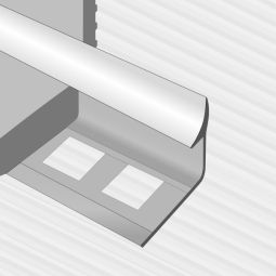 Perfil interno pvc 9 mm gris