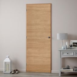 Puerta de Interior exmoor melamina roble derecha 203 x 62,5 cm