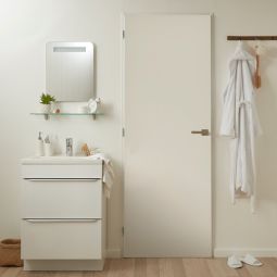 Puerta de Interior exmoor blanca derecha 203 x 82,5 cm