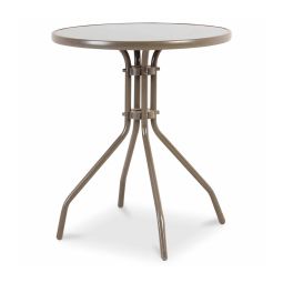 Mesa de jardín redonda ø60cm de acero Bari GoodHome