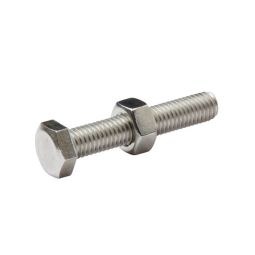 Perno y tuerca hexagonal 8x45 mm 10 uds