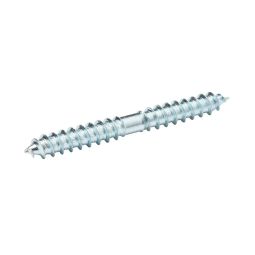 Pack 5 espigas roscadas de acero galvanizado diall 40 x ø 4 mm