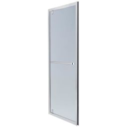 Mampara de ducha semi pivotante transparente 200x90cm zilia