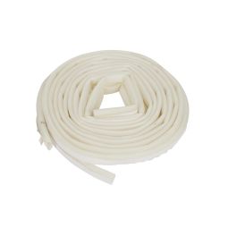Burlete silicona universal 6,5 mm x 6 m diall blanco