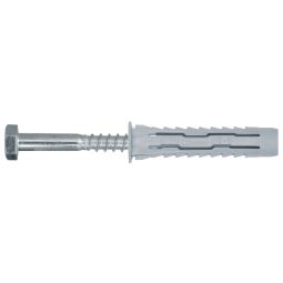 Pack 20 tacos multimaterial con tornillo hexag. diall 14 x 75 mm