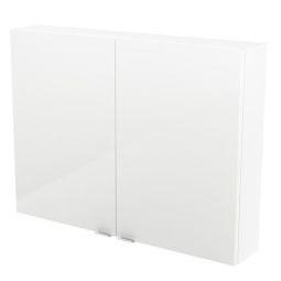 Armario de baño Imandra color blanco 60x80x15cm