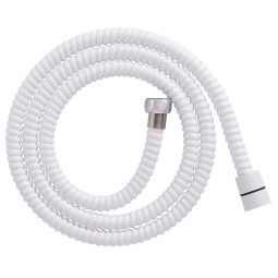 Flexo de ducha pvc blanco 1,5 m