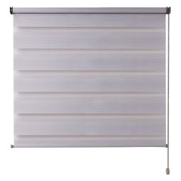 Estor enrollable noche y dia natural "kala" 90x240 cm