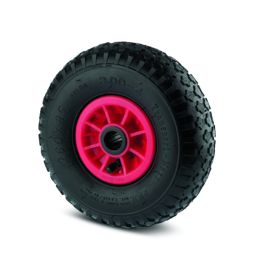 Rueda neumática roja ø 26 cm