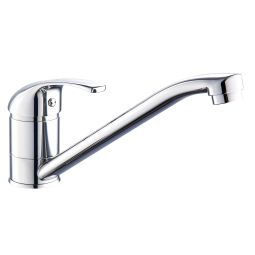 Grifo de fregadero cromado pola