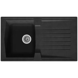 Stradour fregadero encastrable 1 seno + 1 escurridor arena - resina - 86 x