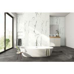 Revestimiento de pared decorativo Carrara 255x120x0,3cm Ceramin Tiles