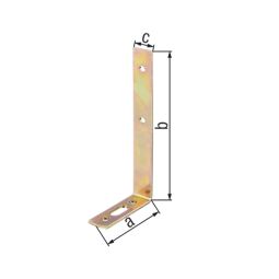 Escuadra para cortina regulable 55 x 120 x 17 mm