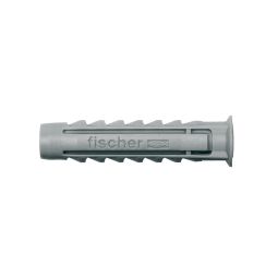 Pack 6 tacos macizo sx fischer 12 x 60 mm