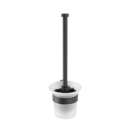 Escobillero de acero inoxidable Bosio negro