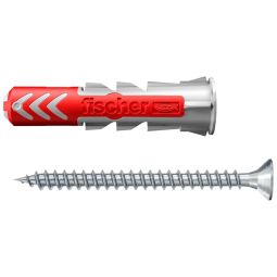 Tacos Duopower 6x30mm con tornillos 30uds Fischer
