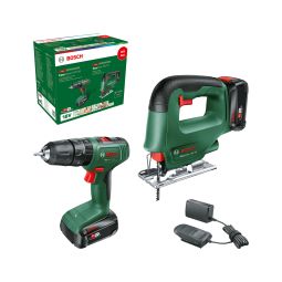Taladro y sierra de calar 18V 2x2Ah Bosch