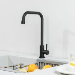Grifo de cocina de agua fría - anycee max - monomando - acero inoxidable ne