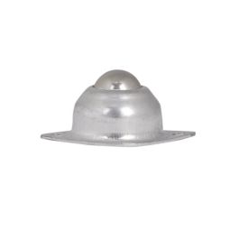 Rueda fija bola de acero ø 1,6 cm con pletina