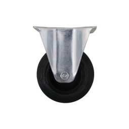 Rueda fija ø 10 cm con pletina