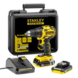 Taladro atornillador 18V 2 baterías stanley