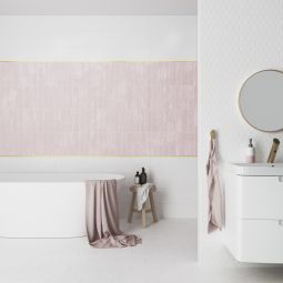 Revestimiento cerámica Plain blanco mate 20x60 cm