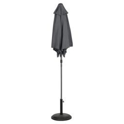 Parasol de pie Carambole ø 2,6x2,23 m gris Goodhome