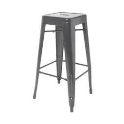 Taburete canvey metal gris