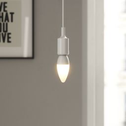 Bombilla led vela e14 470lm 4,2w luz cálida