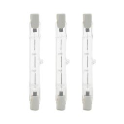 Bombilla halógena regulable r7s j78 120w luz cálida 3 uds