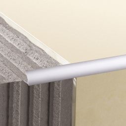 Inglete curvo aluminio mate 12,5 mm Brenner