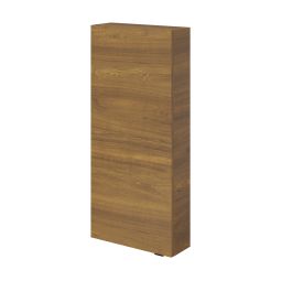 Mueble de baño auxiliar suspendido Idalie color nogal 90x40x15cm
