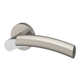 Rosetas Onias inox brillo/satinado Cooke & Lewis