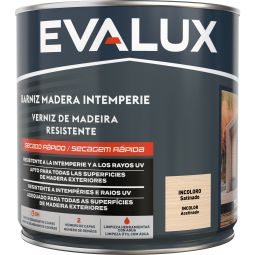 Evalux barniz ext. sat incoloro 750ml