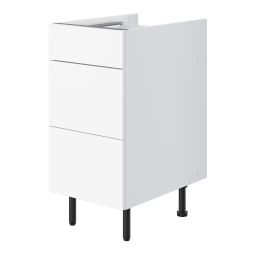 Cajonera con 3 cajones blanca Pragma 86x40cm