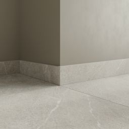 Rodapié gris claro 7,5x45cm 5 unidades Limo