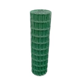 Malla soldada 0.8x10m - hueco 100x50mm verde Blooma