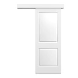 Puerta de Interior corredera Aleko blanco 82,5 cm