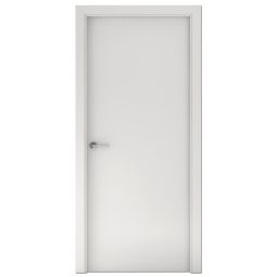 Puerta de Interior Carina blanco derecha 72,5 cm