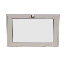 Ventana aluminio oscilobatiente blanco 45x90 cm